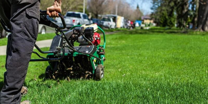 Lawn Aeration Service in Colorado